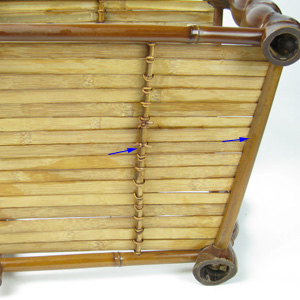 竹製　飾り棚（KA-02）の底面