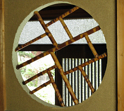 竹窓の設置例