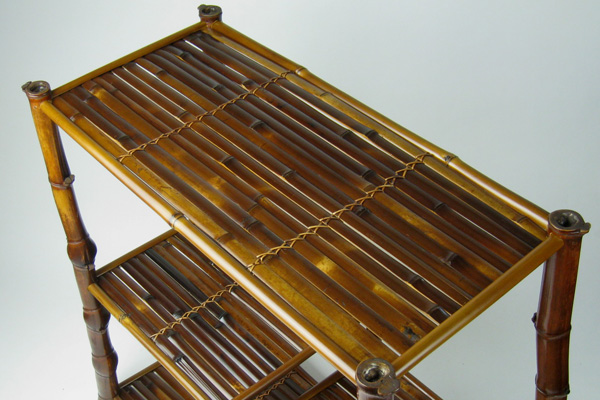 竹製　飾り棚（KA-02）の上段